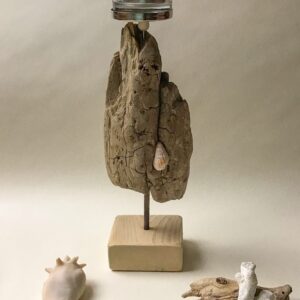 Bougeoir en bois flotté Roz Huel